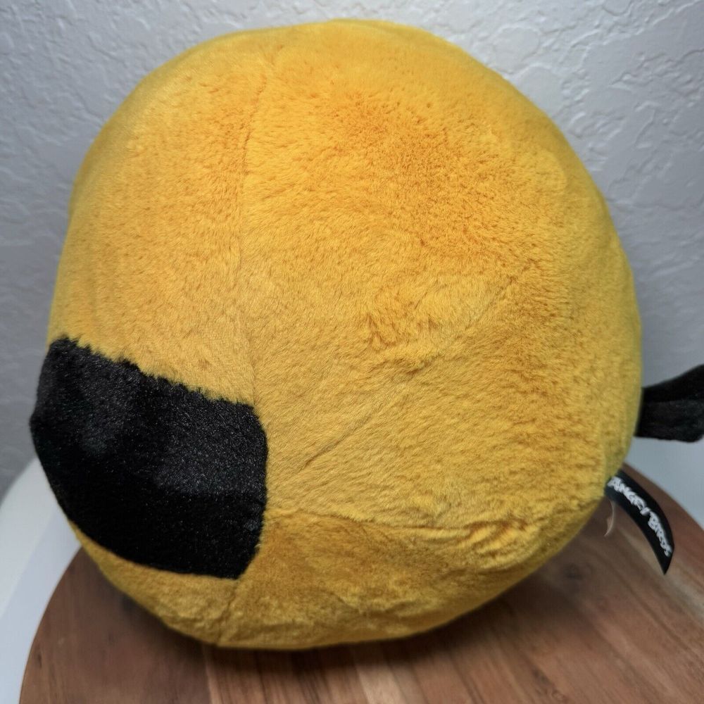 Angry Bird Yellow Inflated Bubbles Plush Animal Globe Bird RARE No Sound - Picture 5 of 9